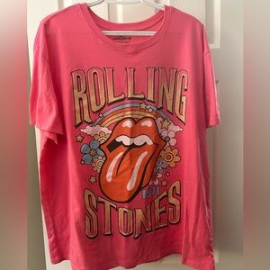 Bright Pink NWT Rolling Stones Tee